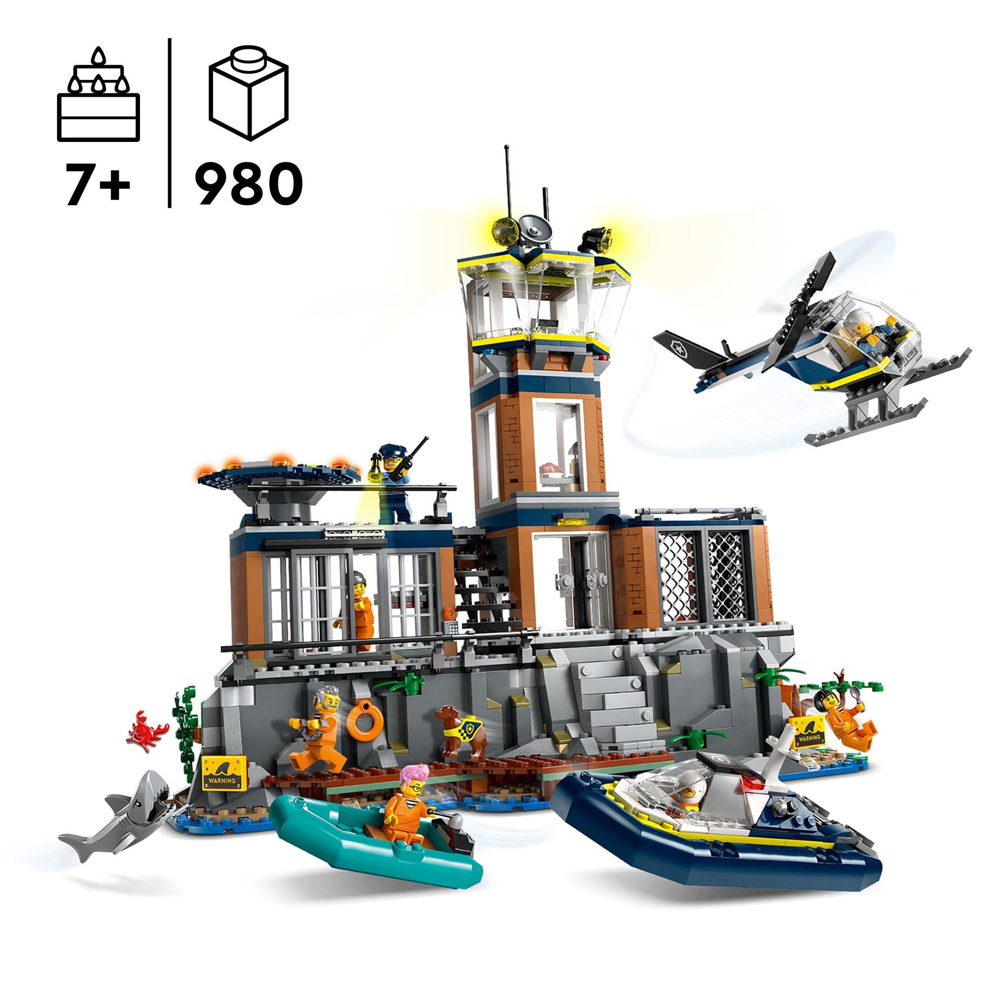 LEGO Politiebureau op het gevangeniseiland 60419 City LEGO City @ 2TTOYS LEGO €. 83.99