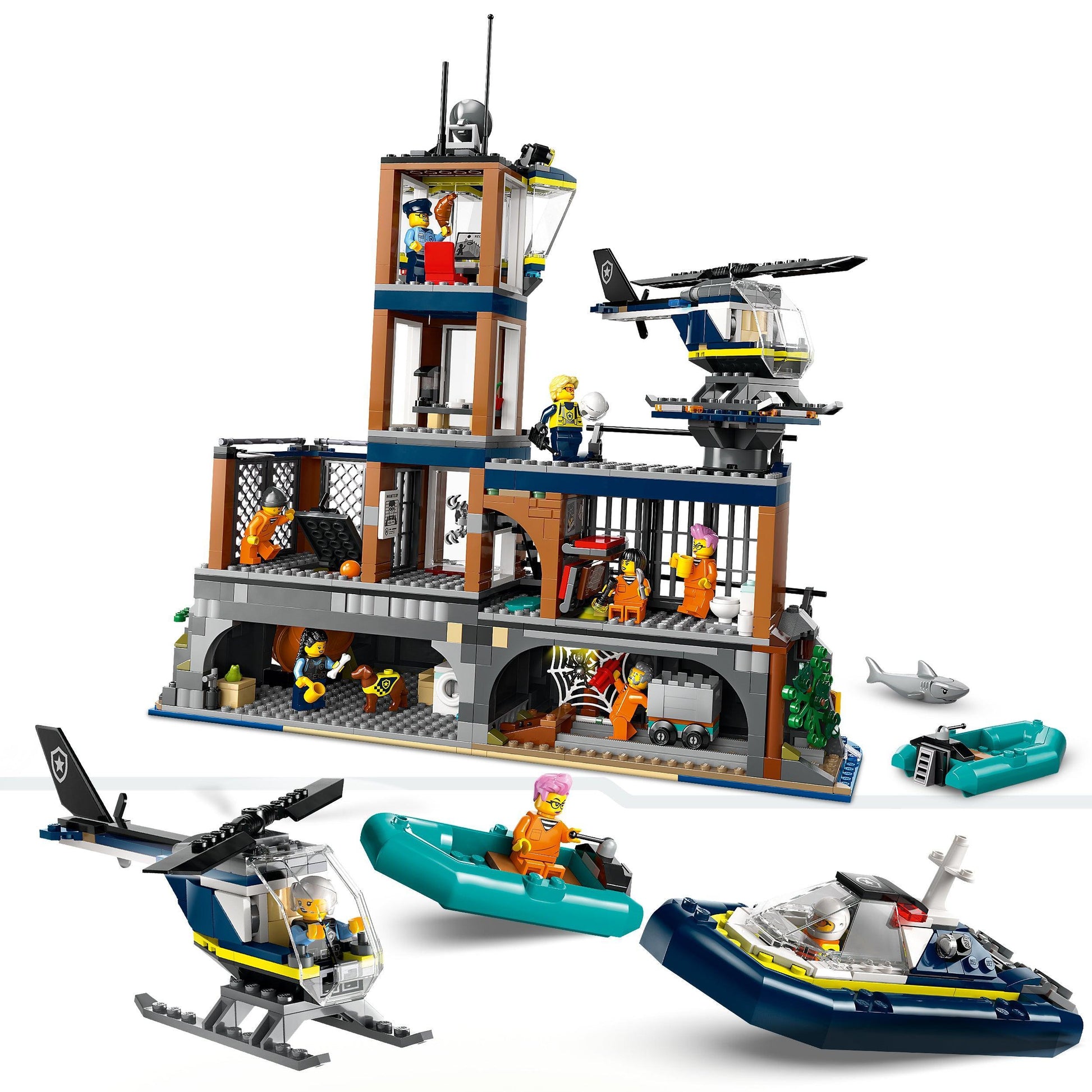 LEGO Politiebureau op het gevangeniseiland 60419 City LEGO City @ 2TTOYS LEGO €. 83.99