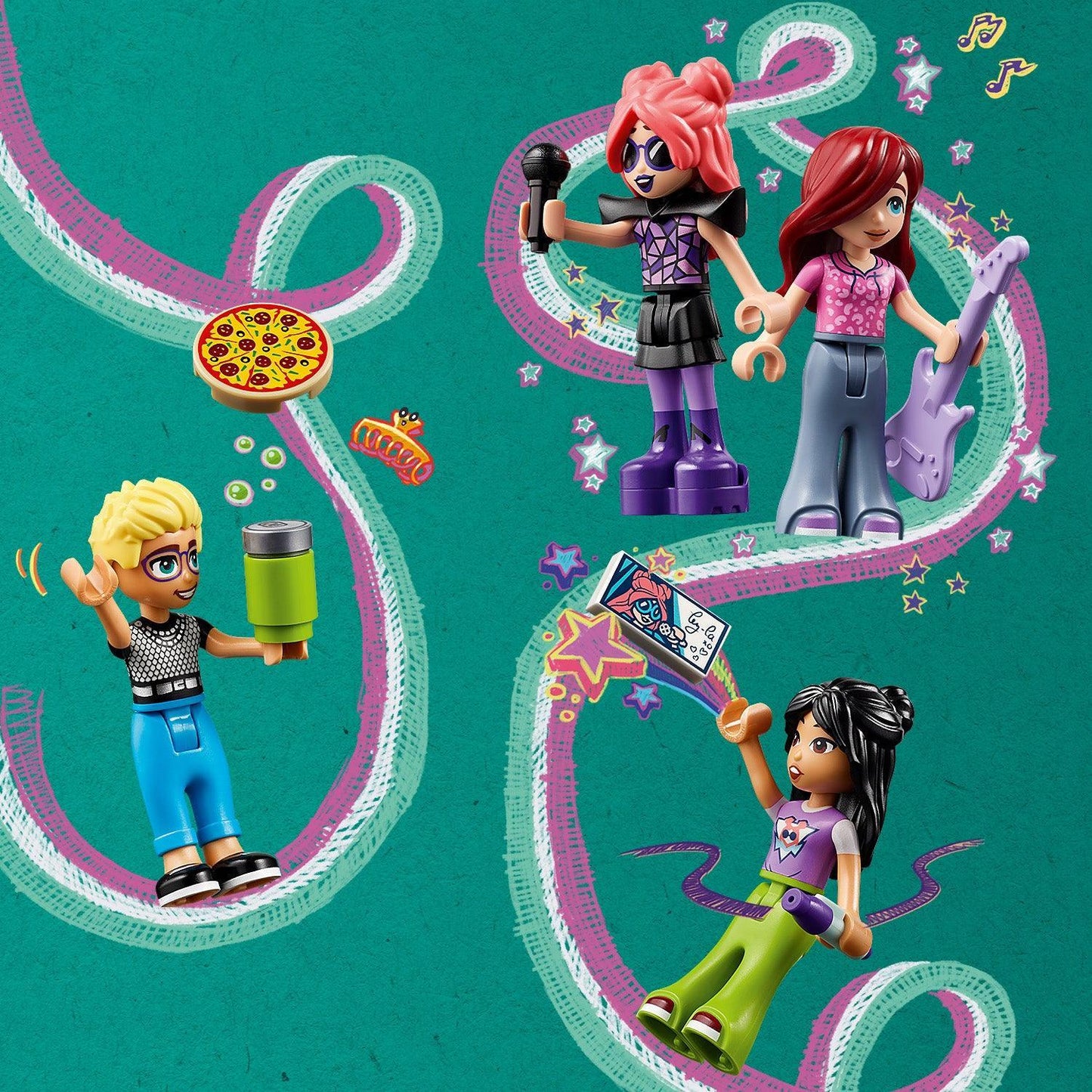 LEGO Pop ster muziek bus 42619 Friends LEGO FRIENDS @ 2TTOYS | Official LEGO shop😊🥰 LEGO €. 71.99