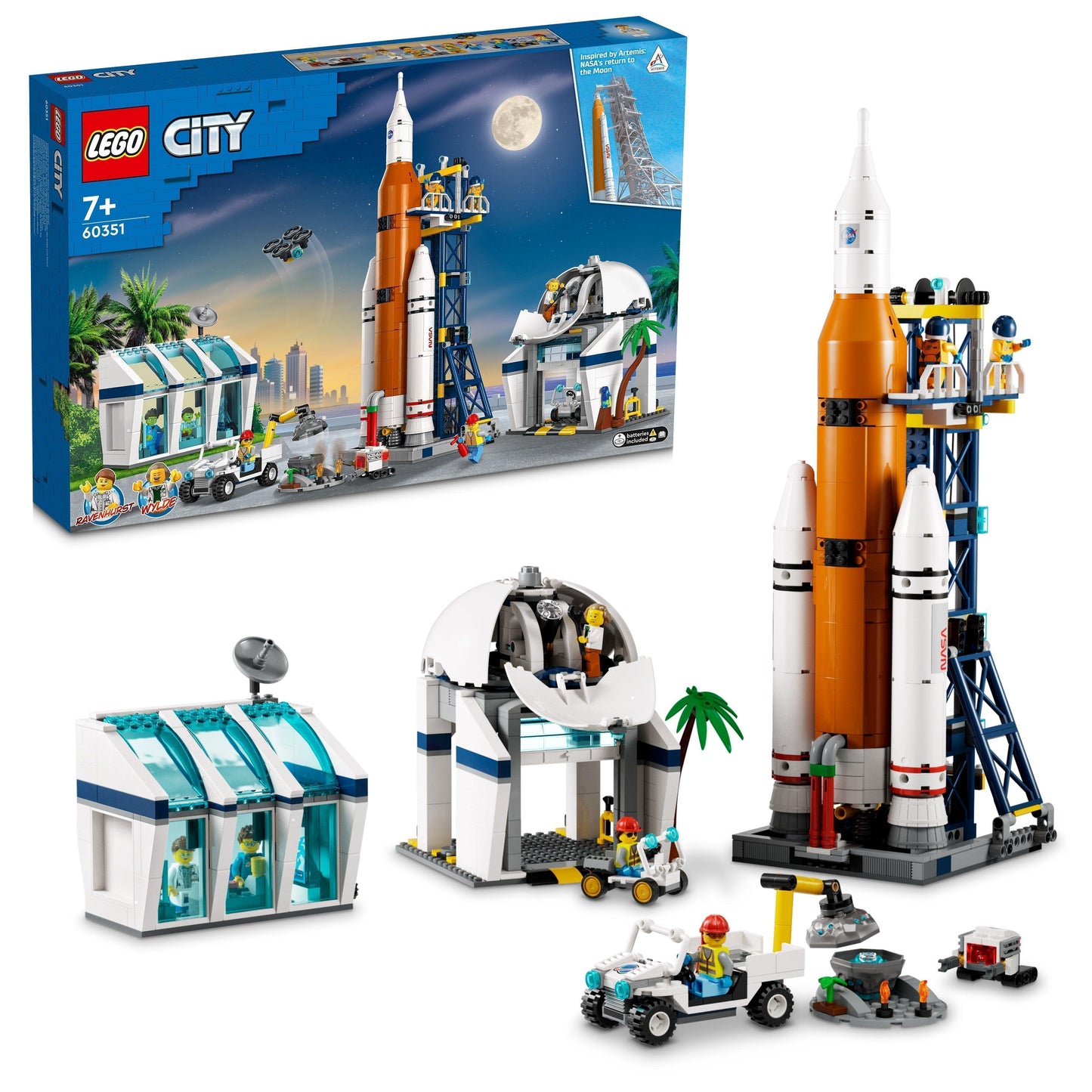 LEGO Raket lanceerbasis 60351 City LEGO CITY RUIMTEVAART @ 2TTOYS | Official LEGO shop😊🥰 LEGO €. 127.49