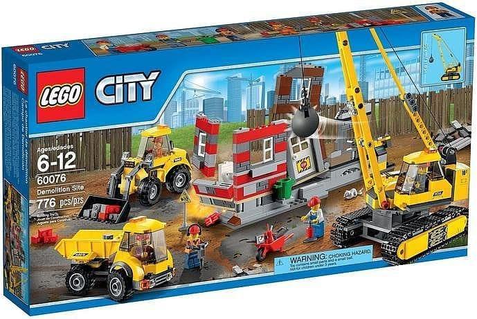 LEGO Sloop terrein met kraan, vrachtwagen en graafmachine 60076 City LEGO CITY GEWELDIGE VOERTUIGEN @ 2TTOYS LEGO €. 129.99