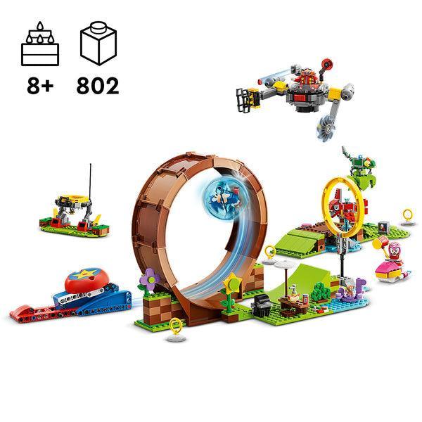 LEGO Sonic's looping-uitdaging in de Green Hill Zone 76994 Sonic LEGO @ 2TTOYS LEGO €. 88.99