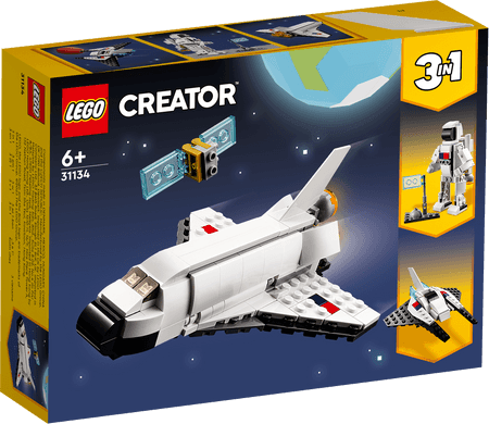 LEGO Space Shuttle 31134 Creator 3 in 1 LEGO CREATOR 3 IN 1 @ 2TTOYS | Official LEGO shop😊🥰 LEGO €. 8.48