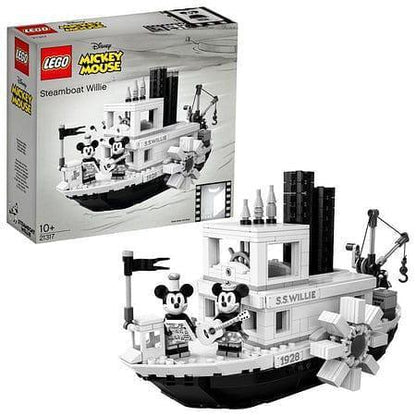 LEGO Steamboat Willie met Mickey en Minnie Mouse 21317 Ideas (USED) LEGO IDEAS @ 2TTOYS LEGO €. 134.99