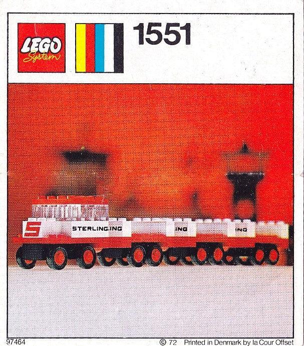 LEGO Sterling Baggage Train 1551 LEGOLAND LEGO LEGOLAND @ 2TTOYS | Official LEGO shop😊🥰 LEGO €. 9.99