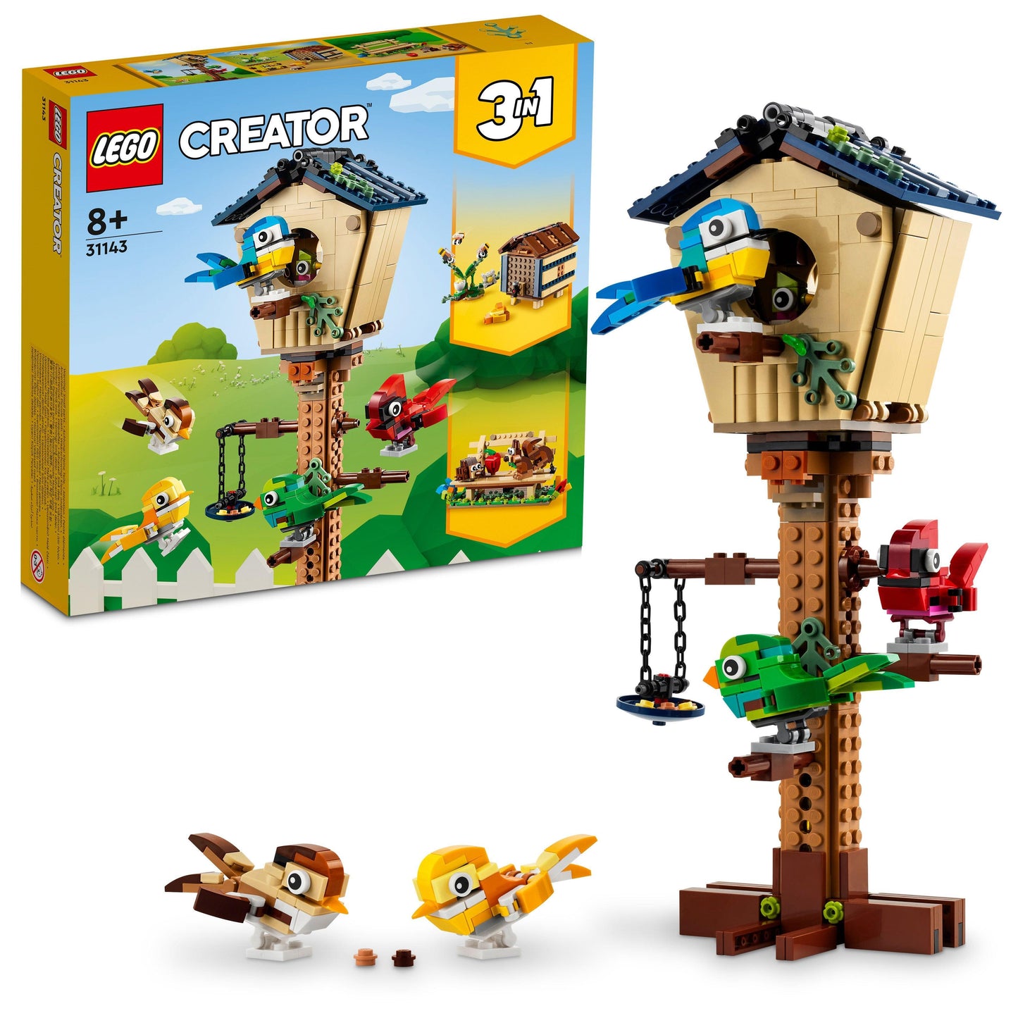 LEGO Vogelhuisje 31143 Creator 3 in 1 LEGO CREATOR @ 2TTOYS | Official LEGO shop😊🥰 LEGO €. 34.99