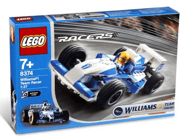 LEGO Williams F1 Team Racer 8374 Racers LEGO Racers @ 2TTOYS | Official LEGO shop😊🥰 LEGO €. 11.49