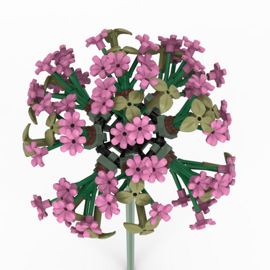 Pink Sunrise (gemaakt van orginele LEGO steentjes) LEGO BLOEMEN @ 2TTOYS DOL OP BOUWEN €. 9.99