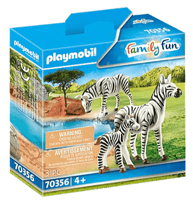 PLAYMOBIL 2 zebra's met baby voor de dierentuin 70356 City Life PLAYMOBIL @ 2TTOYS | Official LEGO shop😊🥰 PLAYMOBIL €. 11.49