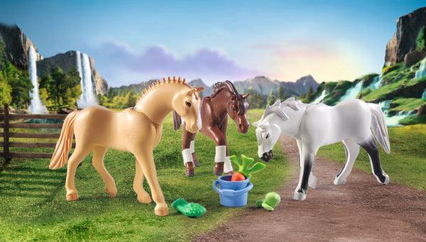 PLAYMOBIL 3 paarden met accessoires 71356 Horses of Waterfall PLAYMOBIL HORSES OF WATERFALL @ 2TTOYS PLAYMOBIL €. 11.99