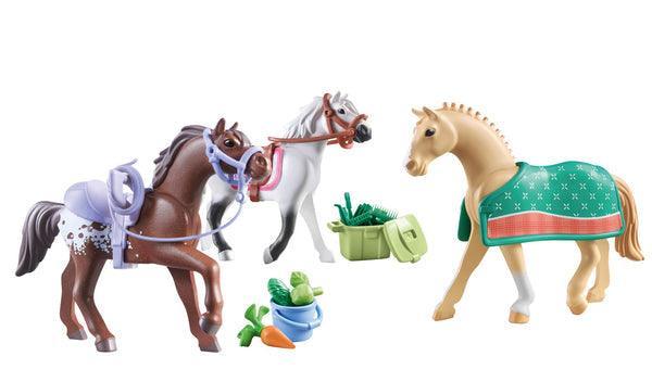 PLAYMOBIL 3 paarden met accessoires 71356 Horses of Waterfall PLAYMOBIL HORSES OF WATERFALL @ 2TTOYS | Official LEGO shop😊🥰 PLAYMOBIL €. 15.99