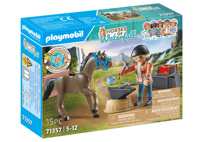 PLAYMOBIL Hoefsmid: Ben & Achilles 71357 Horses of Waterfall PLAYMOBIL HORSES OF WATERFALL @ 2TTOYS PLAYMOBIL €. 8.99