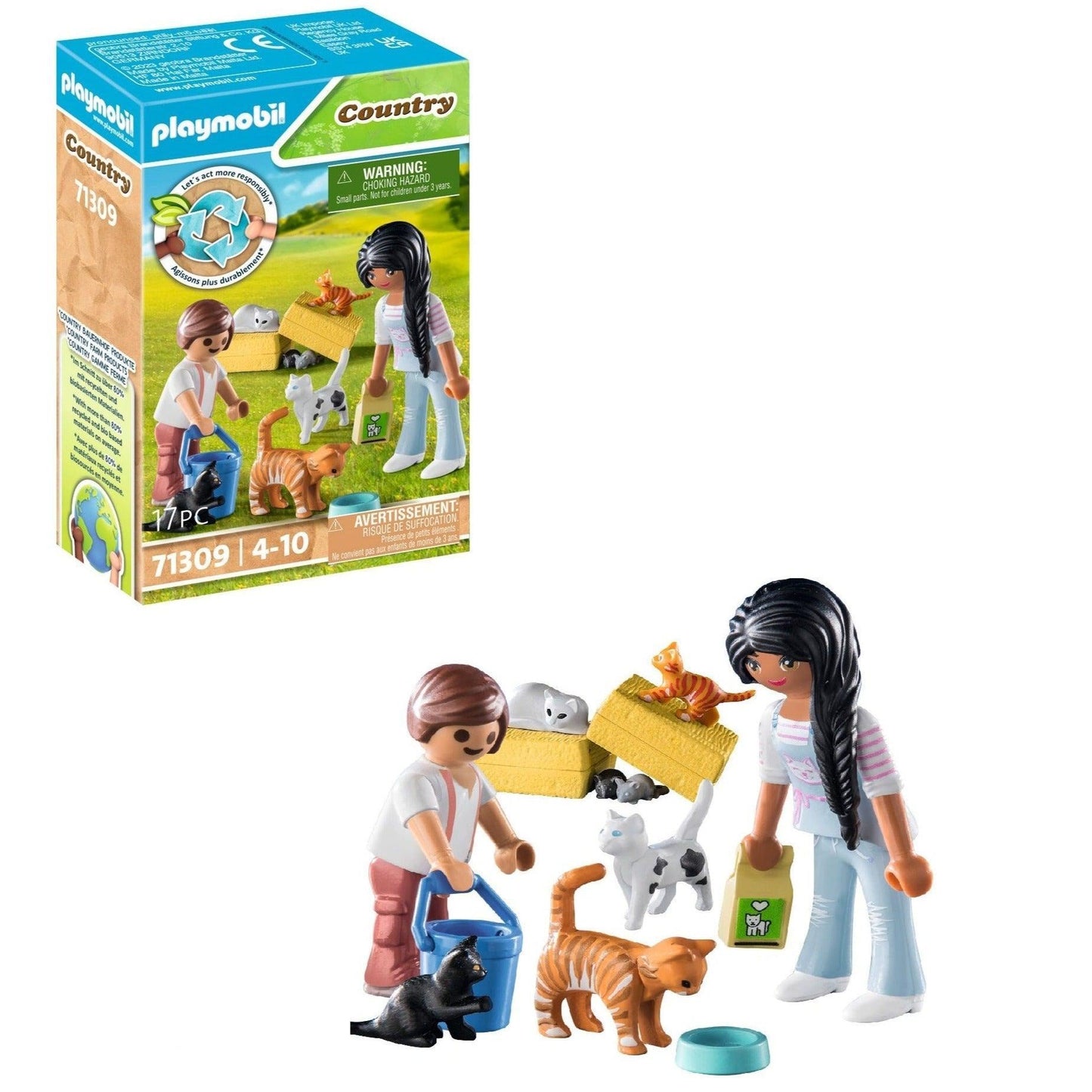 PLAYMOBIL Kattenfamilie 71309 Country PLAYMOBIL CITY LIFE @ 2TTOYS PLAYMOBIL €. 4.99