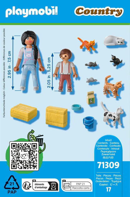 PLAYMOBIL Kattenfamilie 71309 Country PLAYMOBIL CITY LIFE @ 2TTOYS PLAYMOBIL €. 4.99