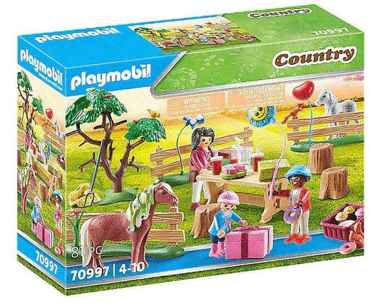 Playmobil Kinderverjaardagsfeestje op de ponyboerderij 70997 Country Manege PLAYMOBIL @ 2TTOYS PLAYMOBIL €. 11.99