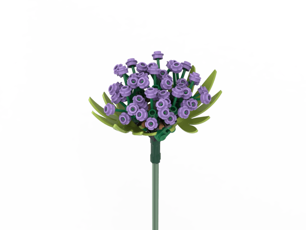 Purple Verbena (gemaakt van orginele LEGO steentjes) LEGO BLOEMEN @ 2TTOYS DOL OP BOUWEN €. 9.99